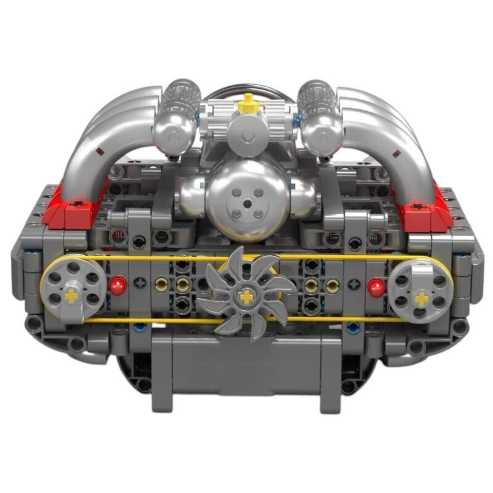 Boxermotor Motorisierter Flat-6-Motor