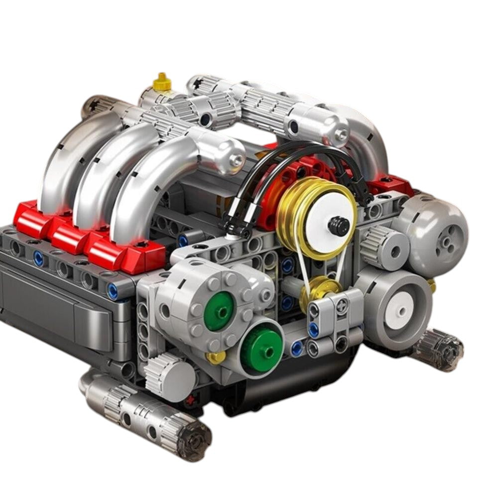 Boxermotor Motorisierter Flat-6-Motor
