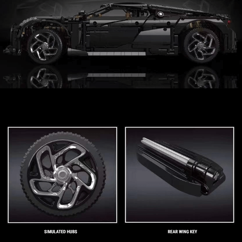 Bugatti Das schwarze Auto