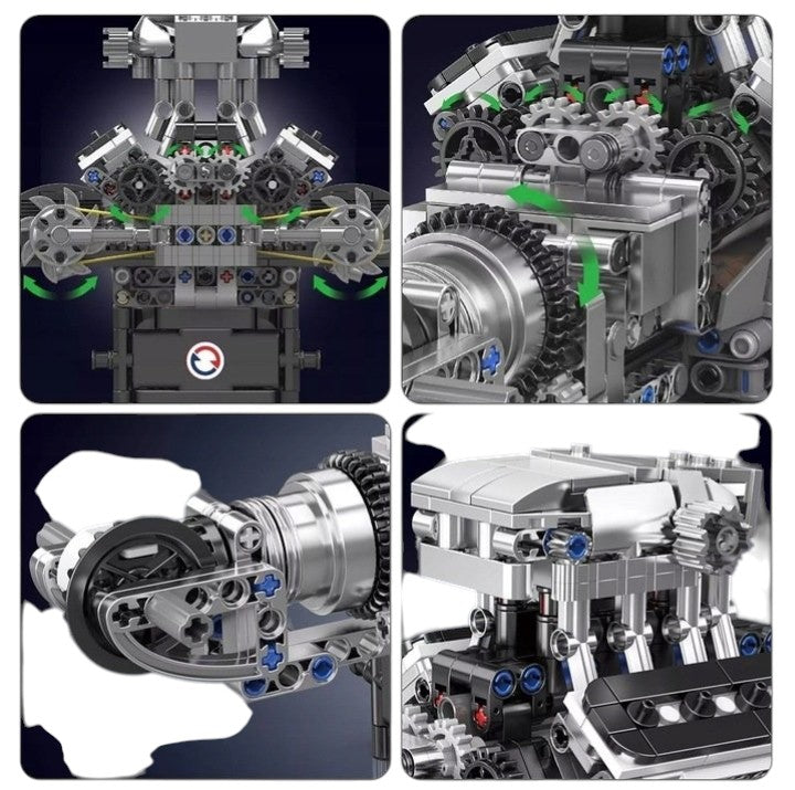 Matritzenkönig Turbo V8 Motor Bausatz